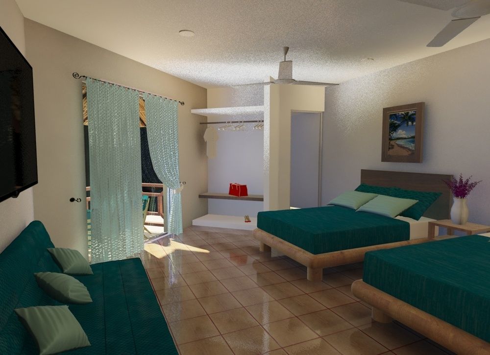 Hotel Beke Mahahual Esterno foto